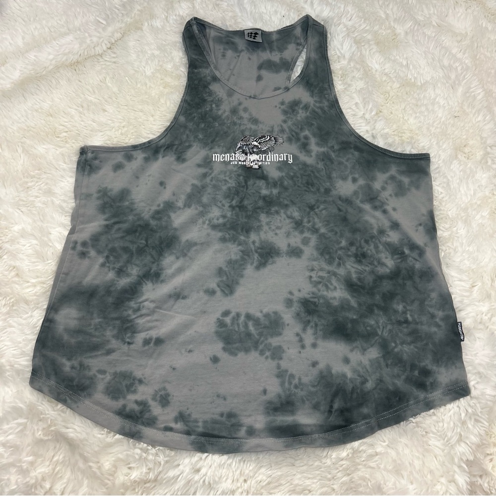 Men’s Jed North tank top - size XL - grey Tye dye